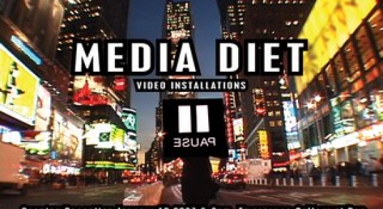 MEDIA DIET Video Installations EMERGENCE GALLERY