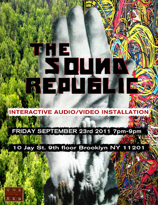 THE SOUND REPUBLIC Interactive audio/video installation