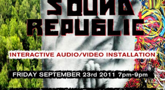 THE SOUND REPUBLIC Interactive audio/video installation